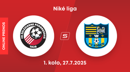 FK Železiarne Podbrezová - FC Košice: ONLINE prenos zo zápasu 1. kola Niké ligy.