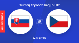 Slovensko U17 - Česko U17: ONLINE prenos z Turnaja štyroch krajín 2025. 
