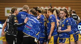 Hráčky DAC počas zápasu.