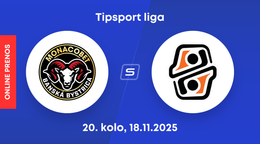 HC MONACObet Banská Bystrica - HC Košice: ONLINE prenos zo zápasu 20. kola Tipsport ligy.