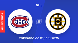 Montreal Canadiens - Boston Bruins: ONLINE prenos zo zápasu NHL.