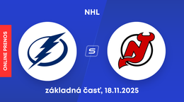 Tampa Bay Lightning - New Jersey Devils: ONLINE prenos zo zápasu NHL.