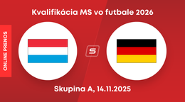 Luxembursko - Nemecko: ONLINE prenos zo zápasu kvalifikácie MS 2026