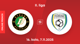 OFK Malženice - FK Pohronie: ONLINE prenos zo zápasu 16. kola II. ligy.