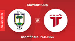 FTC Fiľakovo - AS Trenčín: ONLINE prenos zo zápasu osemfinále Slovnaft Cupu.