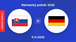Slovensko vs. Nemecko: ONLINE prenos zo zápasu na turnaji Nemecký pohár 2025.