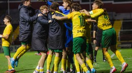 Mladí futbalisti MŠK Žilina.