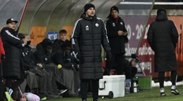 Na snímke tréner Podbrezovej Štefan Markulík 