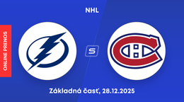 Tampa Bay Lightning - Montreal Canadiens: ONLINE prenos zo zápasu NHL.