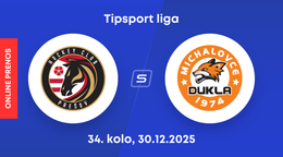 HC Prešov - HK Dukla Michalovce: ONLINE prenos zo zápasu 34. kola Tipsport ligy.