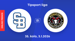 HC Slovan Bratislava - HC MONACObet Banská Bystrica: ONLINE prenos zo zápasu 35. kola Tipsport ligy.