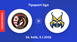 HC Prešov - HK Spišská Nová Ves: ONLINE prenos zo zápasu 36. kola Tipsport ligy.