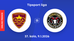 HK Dukla Trenčín - HC MONACObet Banská Bystrica: ONLINE prenos zo zápasu 37. kola Tipsport ligy.