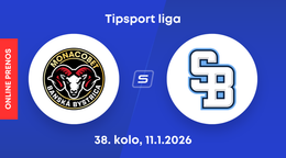 HC MONACObet Banská Bystrica - HC Slovan Bratislava: ONLINE prenos zo zápasu 38. kola Tipsport ligy.