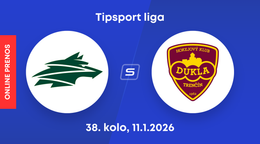 Vlci Žilina - HK Dukla Trenčín: ONLINE prenos zo zápasu 38. kola Tipsport ligy.