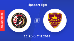 HC Prešov - HK Dukla Trenčín: ONLINE prenos zo zápasu 26. kola Tipsport ligy.