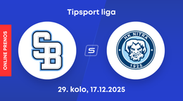 HC Slovan Bratislava - HK Nitra: ONLINE prenos zo zápasu 29. kola Tipsport ligy.