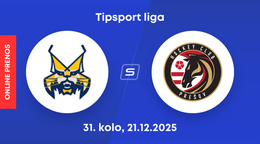 HK Spišská Nová Ves - HC Prešov: ONLINE prenos zo zápasu 31. kola Tipsport ligy.