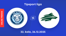 HK Nitra - Vlci Žilina: ONLINE prenos zo zápasu 32. kola Tipsport ligy.