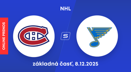 Montreal Canadiens - St. Louis Blues: ONLINE prenos zo zápasu NHL.