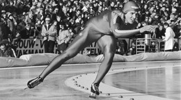 Eric Heiden na MS v rýchlokorčuľovaní v roku 1980.