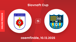 MFK Ružomberok - FC Košice: ONLINE prenos zo zápasu osemfinále Slovnaft Cupu.