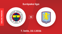  Fenerbahce Istanbul - Aston Villa: ONLINE prenos zo zápasu Európskej ligy.