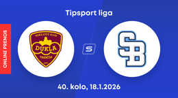 HK Dukla Trenčín - HC Slovan Bratislava: ONLINE prenos zo zápasu 40. kola Tipsport ligy.