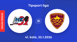 Hk 32 Liptovský Mikuláš - HK Dukla Trenčín: ONLINE prenos zo zápasu 41. kola Tipsport ligy.