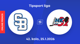 HC Slovan Bratislava - Hk 32 Liptovský Mikuláš: ONLINE prenos zo zápasu 42. kola Tipsport ligy.