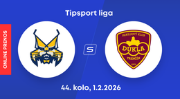 HK Spišská Nová Ves - HK Dukla Trenčín: ONLINE prenos zo zápasu 44. kola Tipsport ligy.