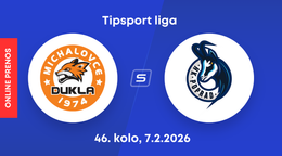 HK Dukla Michalovce - HK Poprad: ONLINE prenos zo zápasu 46. kola Tipsport ligy.
