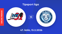 Hk 32 Liptovský Mikuláš - HK Nitra: ONLINE prenos zo zápasu 47. kola Tipsport ligy.