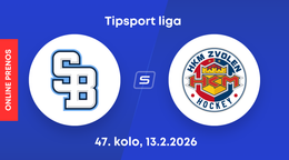 HC Slovan Bratislava - HKM Zvolen: ONLINE prenos zo zápasu 47. kola Tipsport ligy.