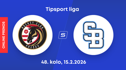 HC Prešov - HC Slovan Bratislava: ONLINE prenos zo zápasu 48. kola Tipsport ligy.