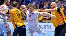 Momentka zo zápasu Švajčiarsko - Švédsko