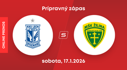 Lech Poznaň - MŠK Žilina: ONLINE prenos z prípravného zápasu. 