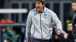 Na snímke tréner Neapolu Antonio Conte.