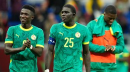 Senegal oslavuje víťazstvo nad Sudánom.