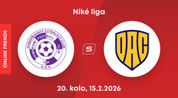 KFC Komárno - FC DAC Dunajská Streda: ONLINE prenos zo zápasu 20. kola Niké ligy.