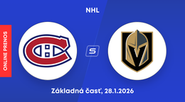 Montreal Canadiens - Vegas Golden Knights: ONLINE prenos zo zápasu NHL.