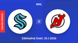 Seattle Kraken - New Jersey Devils: ONLINE prenos zo zápasu NHL.