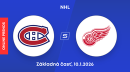 Montreal Canadiens - Detroit Red Wings: ONLINE prenos zo zápasu NHL.