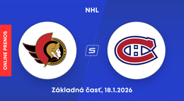 Ottawa Senators - Montreal Canadiens: ONLINE prenos zo zápasu NHL.