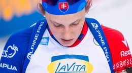 Na snímke je slovenská biatlonistka Zuzana Remeňová.