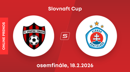Spartak Trnava - Slovan Bratislava: ONLINE prenos zo zápasu osemfinále Slovnaft Cupu.