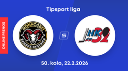 HC MONACObet Banská Bystrica - Hk 32 Liptovský Mikuláš: ONLINE prenos zo zápasu 50. kola Tipsport ligy.