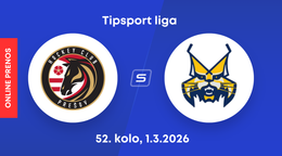 HC Prešov - HK Spišská Nová Ves: ONLINE prenos zo zápasu 52. kola Tipsport ligy.
