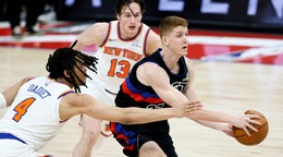 Momentka zo zápasu Pistons - Knicks