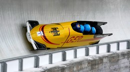 Nemecká posádka počas ZOH 2026.